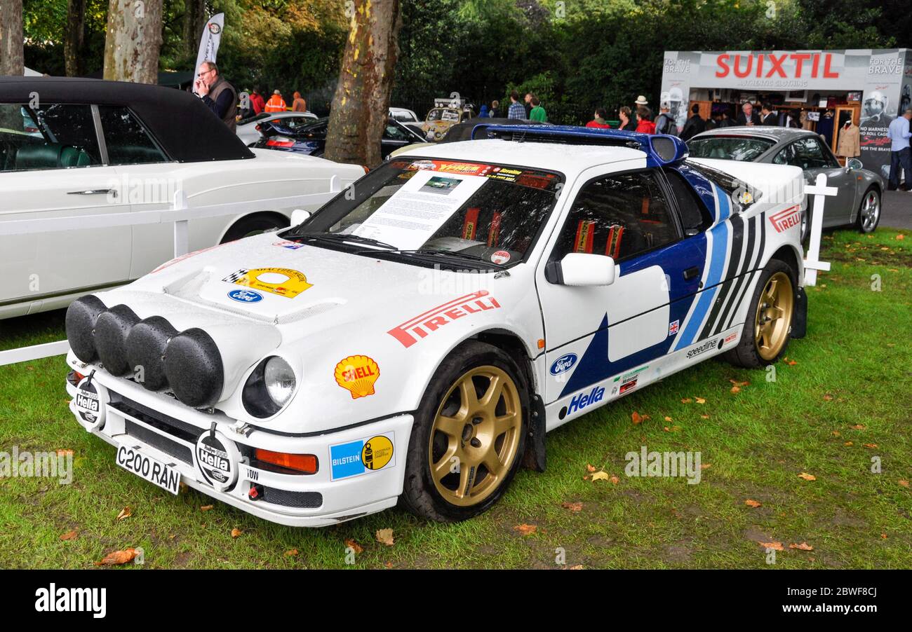 Ford RS200 bei Chelsea AutoLegends Stockfoto