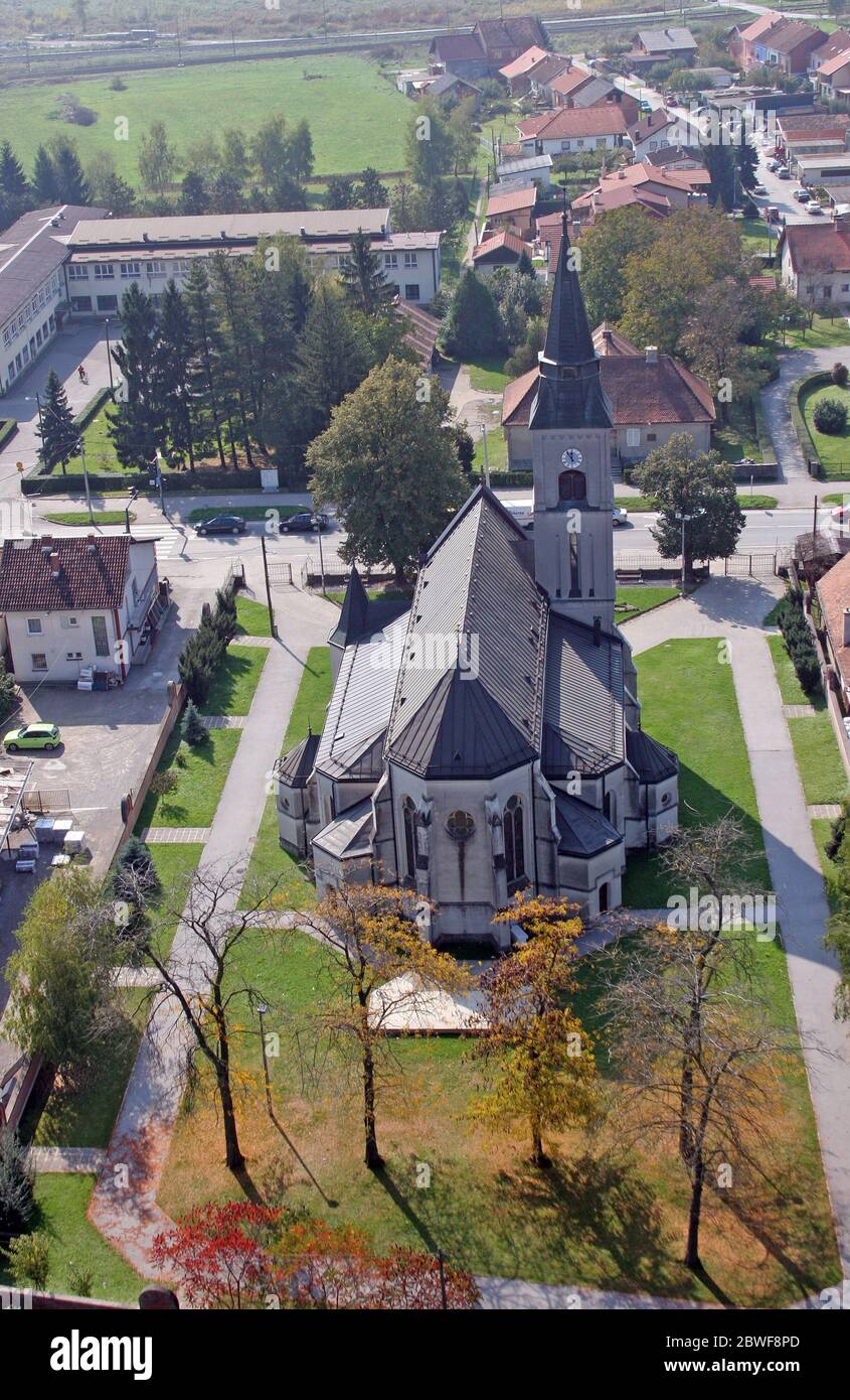 Pfarrkirche St. Martin in Dugo Selo, Kroatien Stockfoto