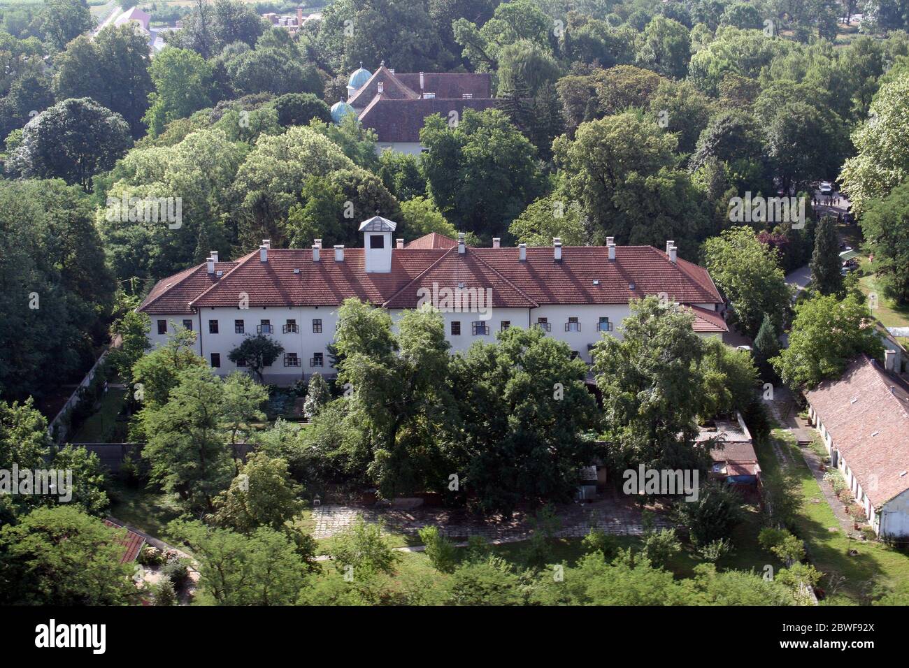 Unbeschuhten Karmeliten Kloster in Brezovica, Kroatien Stockfoto