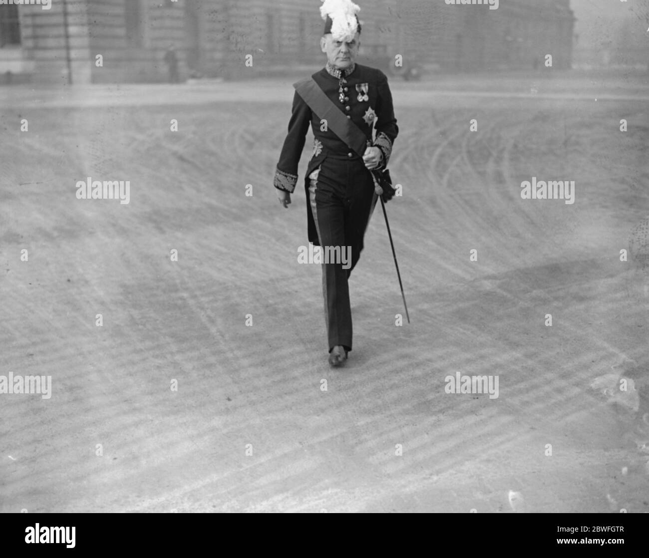 Investitur am Buckingham Palace London Sir Reginald Brade 9. Februar 1922 Stockfoto