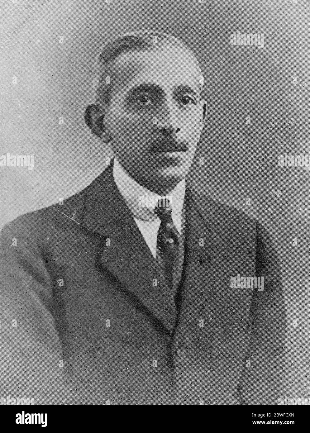Italienische Botschafterin Marchese della Torretta , ehemaliger Außenminister 11. November 1922 Stockfoto