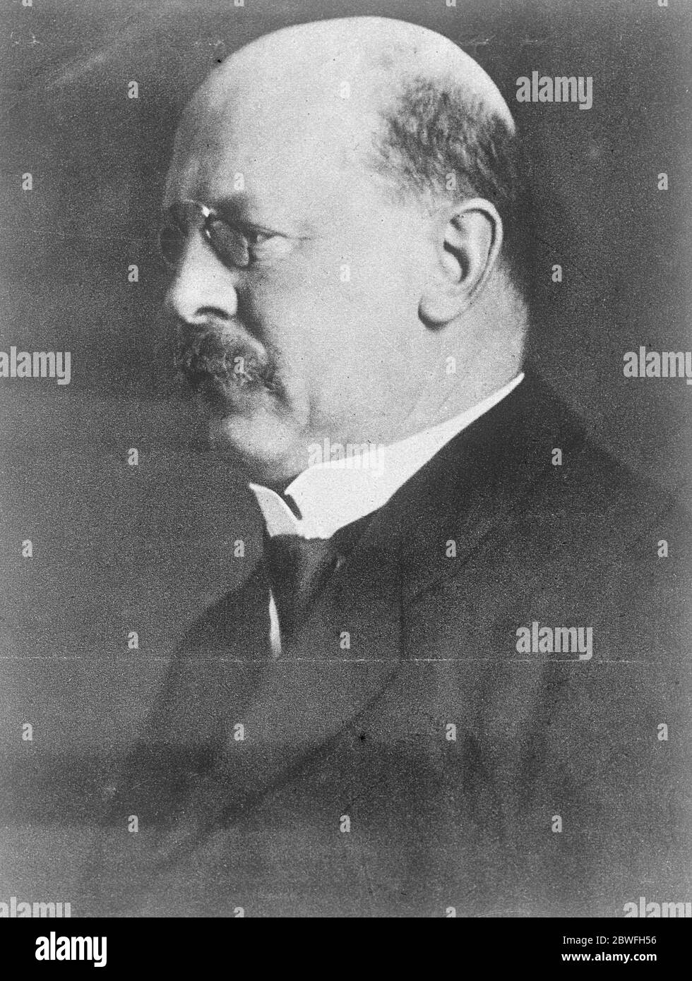 Neuer Schweizer Präsident . M Scheurer , Mitglied des Bundesrates , der neue Schweizer Präsident ist . 16 Dezember 1922 Stockfoto