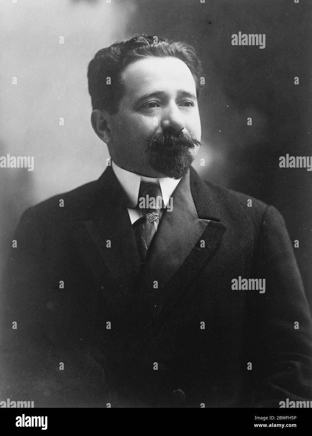 Portugiesischer Staatsmann Dr. Afonso Costa , der ehemalige Premierminister 26 März 1923 Stockfoto