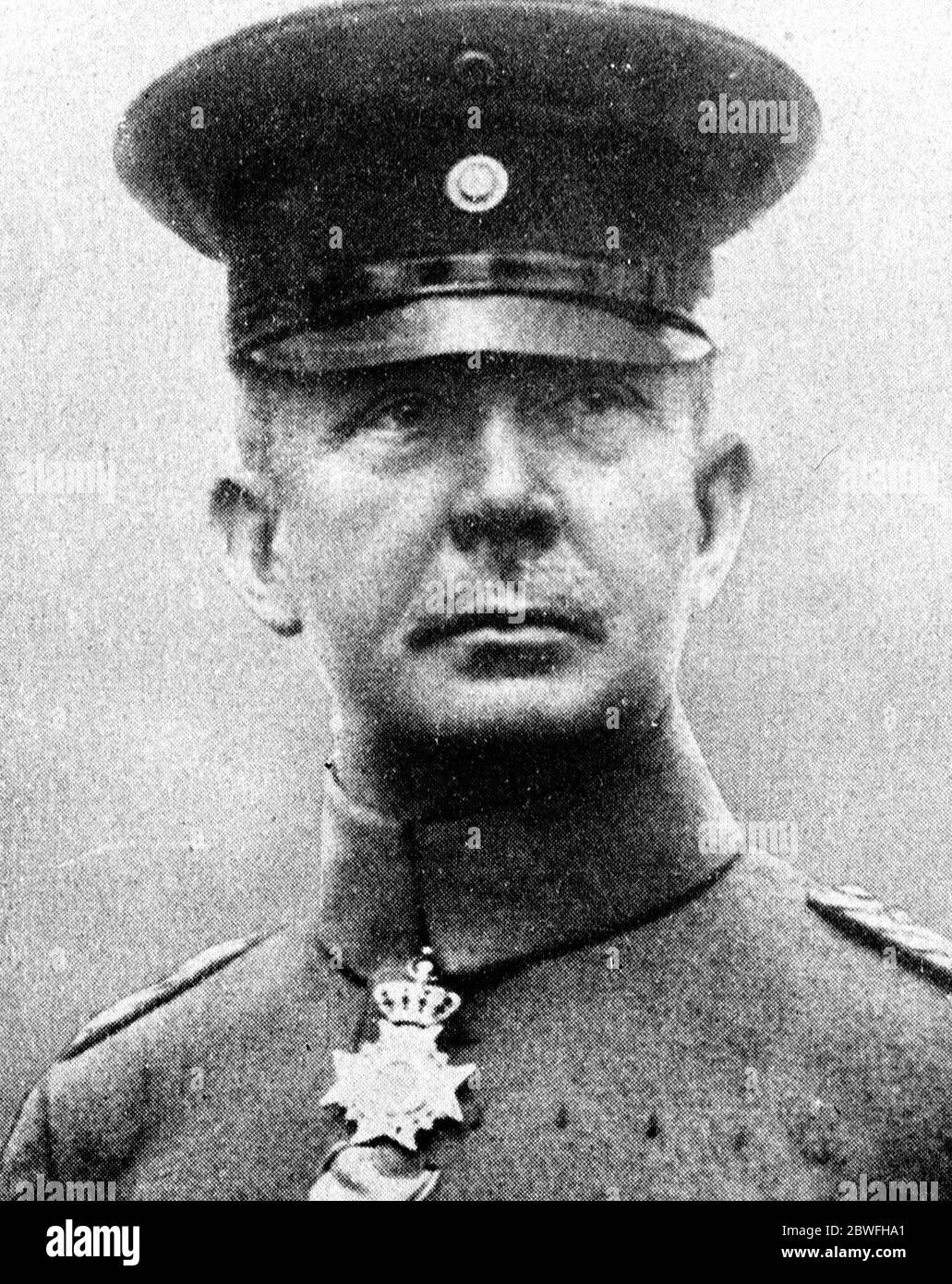 Sächsischer Militärdiktator General Muller der Militärdiktator für Sachsen . Die Sicherheits- und Staatspolizei wurden unter seine Kontrolle gestellt 22 Oktober 1923 Stockfoto