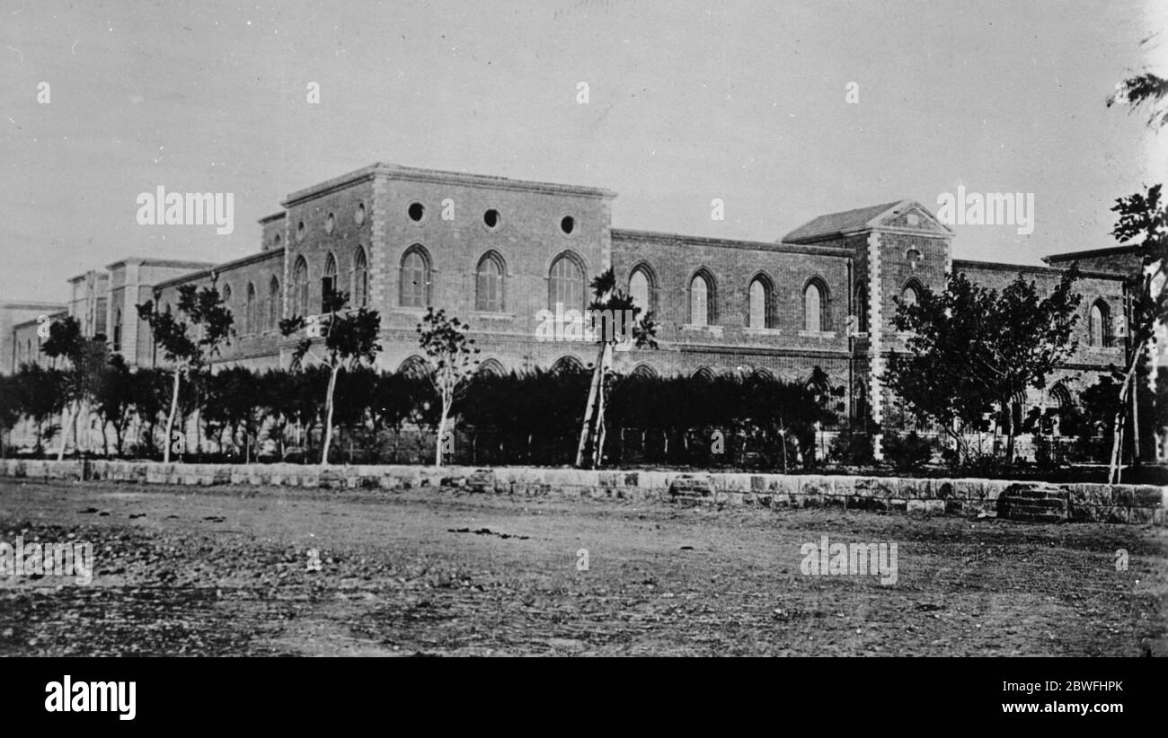 Khartum, Sudan. Das Gordon College aus dem Nordwesten 1. Dezember 1924 Stockfoto