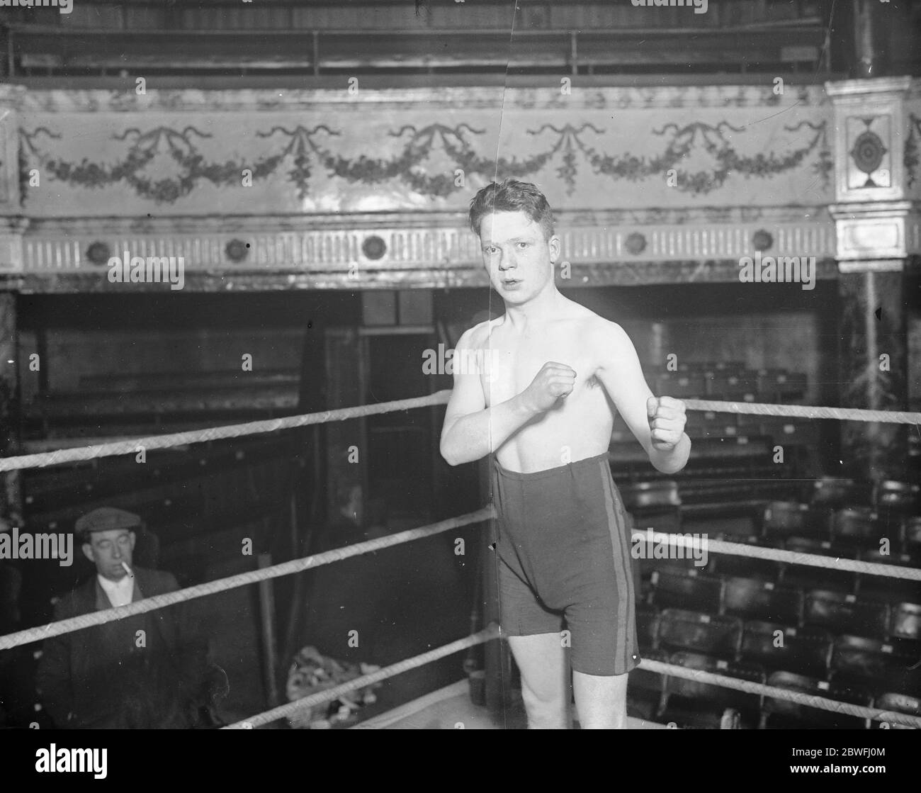 Fred Lusby , der Boxer 27. Januar 1926 Stockfoto