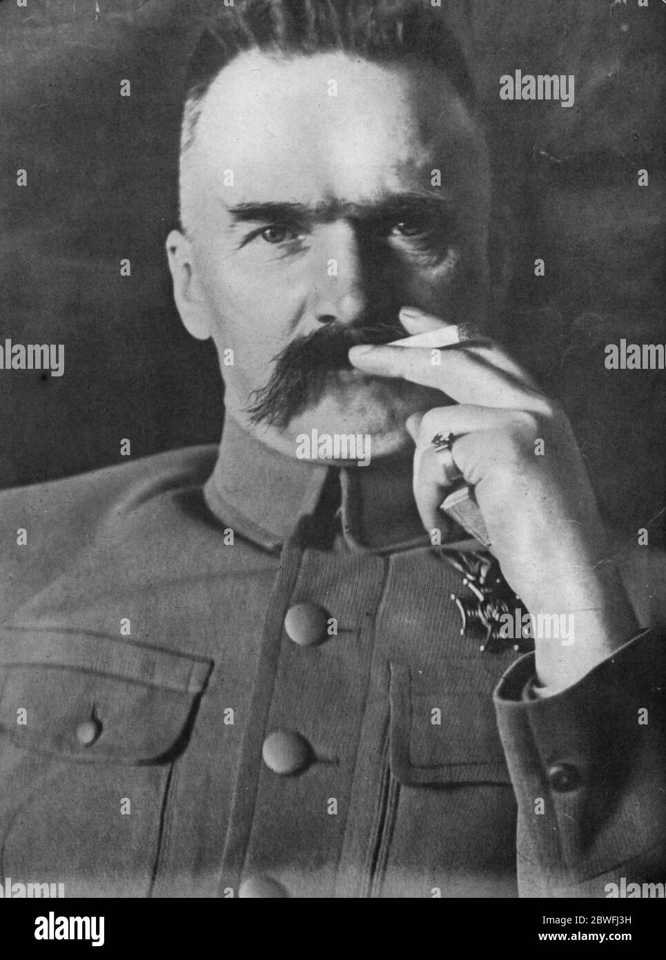 Marshall Józef Klemens Pilsudski 17. Mai 1926 Stockfoto