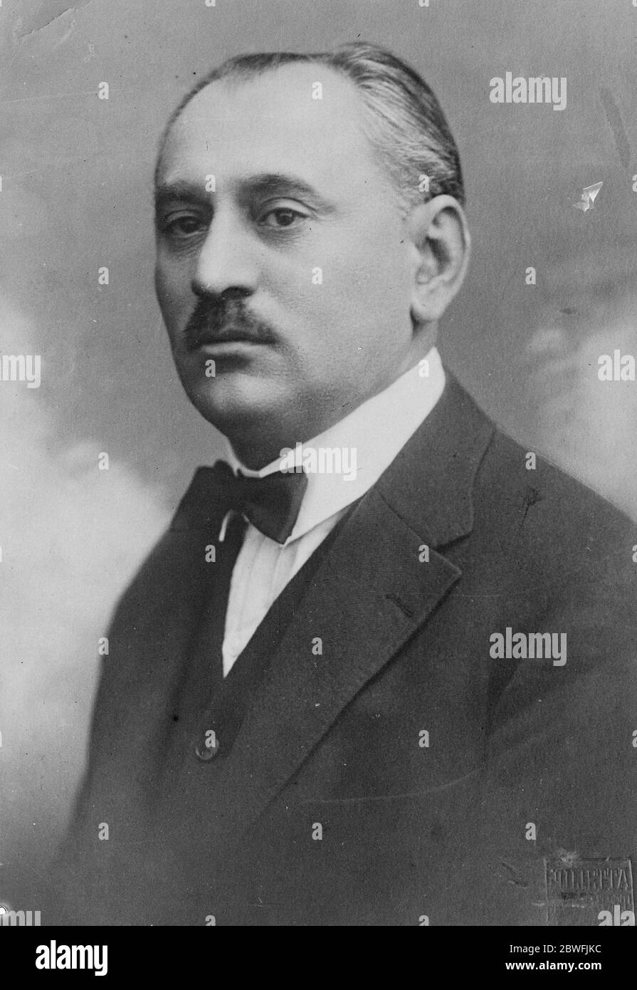 Erster portugiesischer Botschafter in London, Sir Jose Norton de Mattos , Hochkommissar von Angola , der soeben zum ersten portugiesischen Botschafter in London ernannt wurde, 3. Juni 1924 Stockfoto