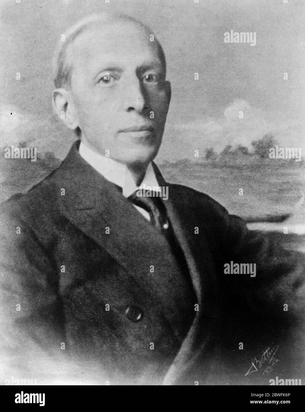 Italienischer Botschafter in London der Marquis della Torretta 17 November 1923 Stockfoto