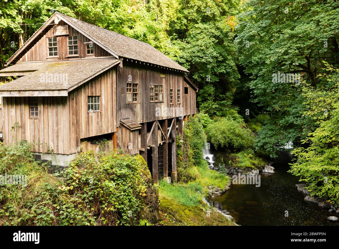 Cedar Creek Grist Mill, Woodland, Washington, USA Stockfoto