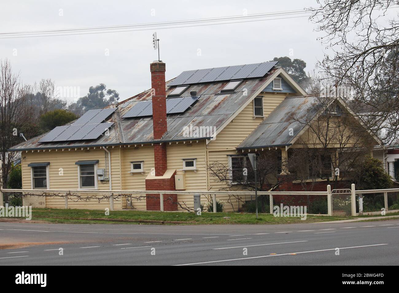 Straßen von Castlemaine, ländliche Victoria, Australien Stockfoto