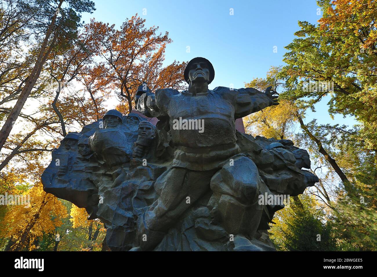 Denkmal für den 2. Weltkrieg, in Almaty, Kasachstan Stockfoto