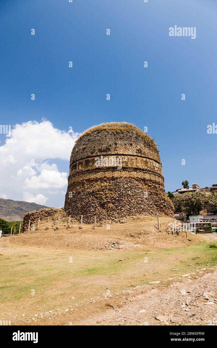 Shingardar Stupa, Buddist Stupa, Shingardar, Swat, Khyber Pakhtunkhwa Provinz, Pakistan, Südasien, Asien Stockfoto