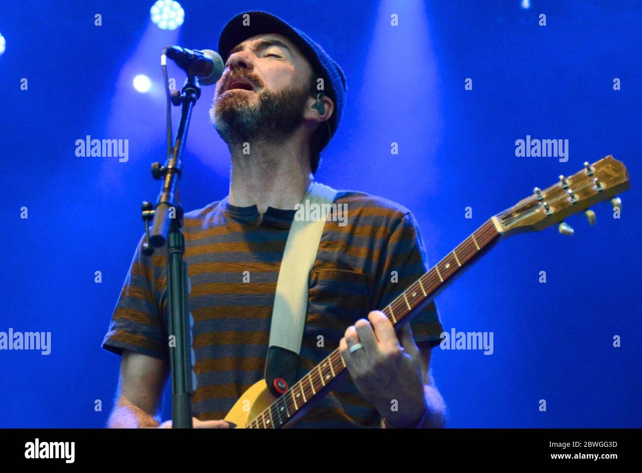 25. Juni 2017, Pasadena, Kalifornien, USA: James Mercer von den Shins tritt während des Arroyo Seco Weekends am 25. Juni 2017 auf dem Brookside Golfplatz in Pasadena, Kalifornien, auf (Foto: © Billy Bennight/ZUMA Wire) Stockfoto