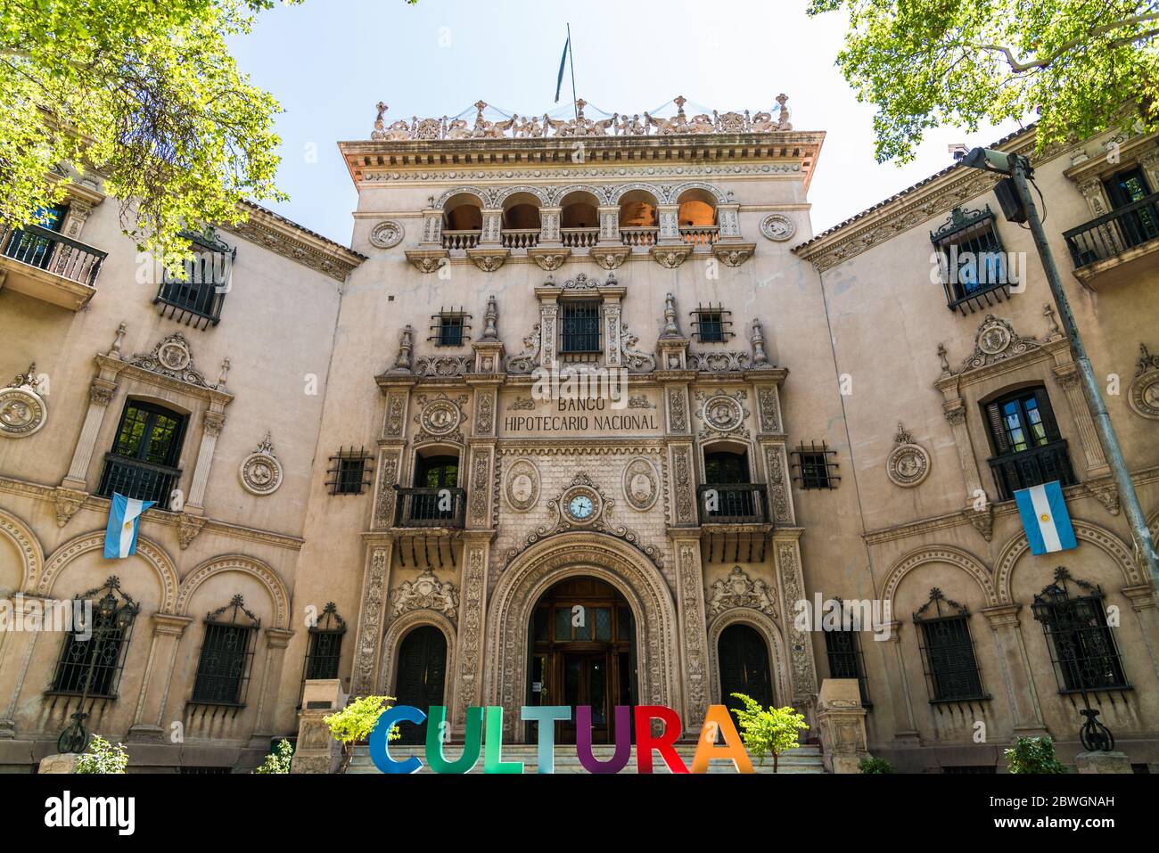 Mendoza, Argentinien - 23. Januar 2019: Kulturministerium der Provinz Mendoza Stockfoto