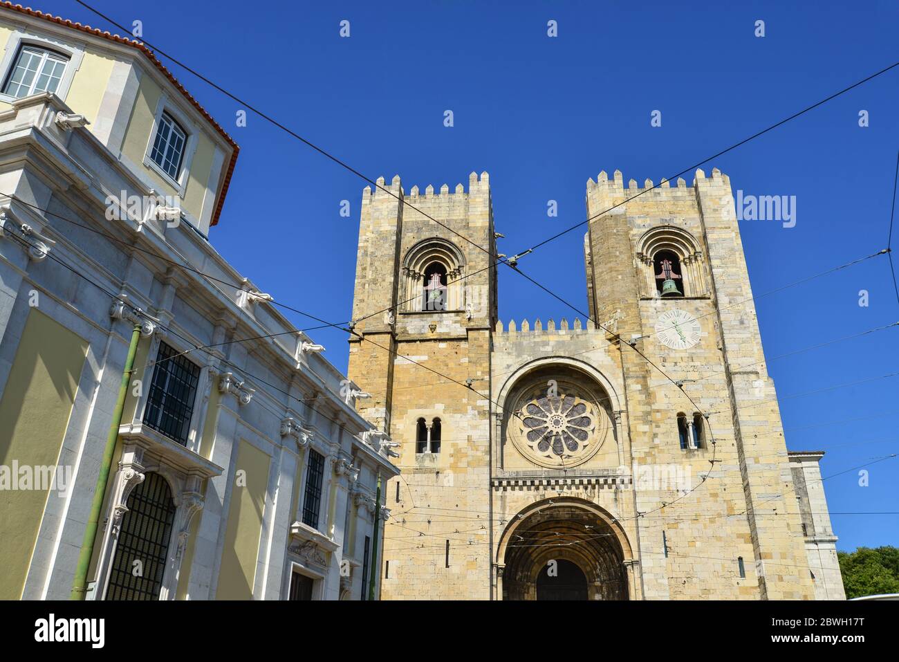 Santa Maria Maior Santa Maria Maior oder Se Kathedrale die älteste Kirche in der Stadt von Lissabon, Portugal Stockfoto