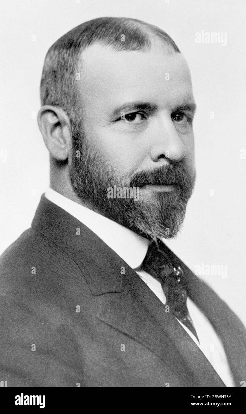 Louis Henry Sullivan (1856 – 1924) amerikanischer Architekt Stockfoto