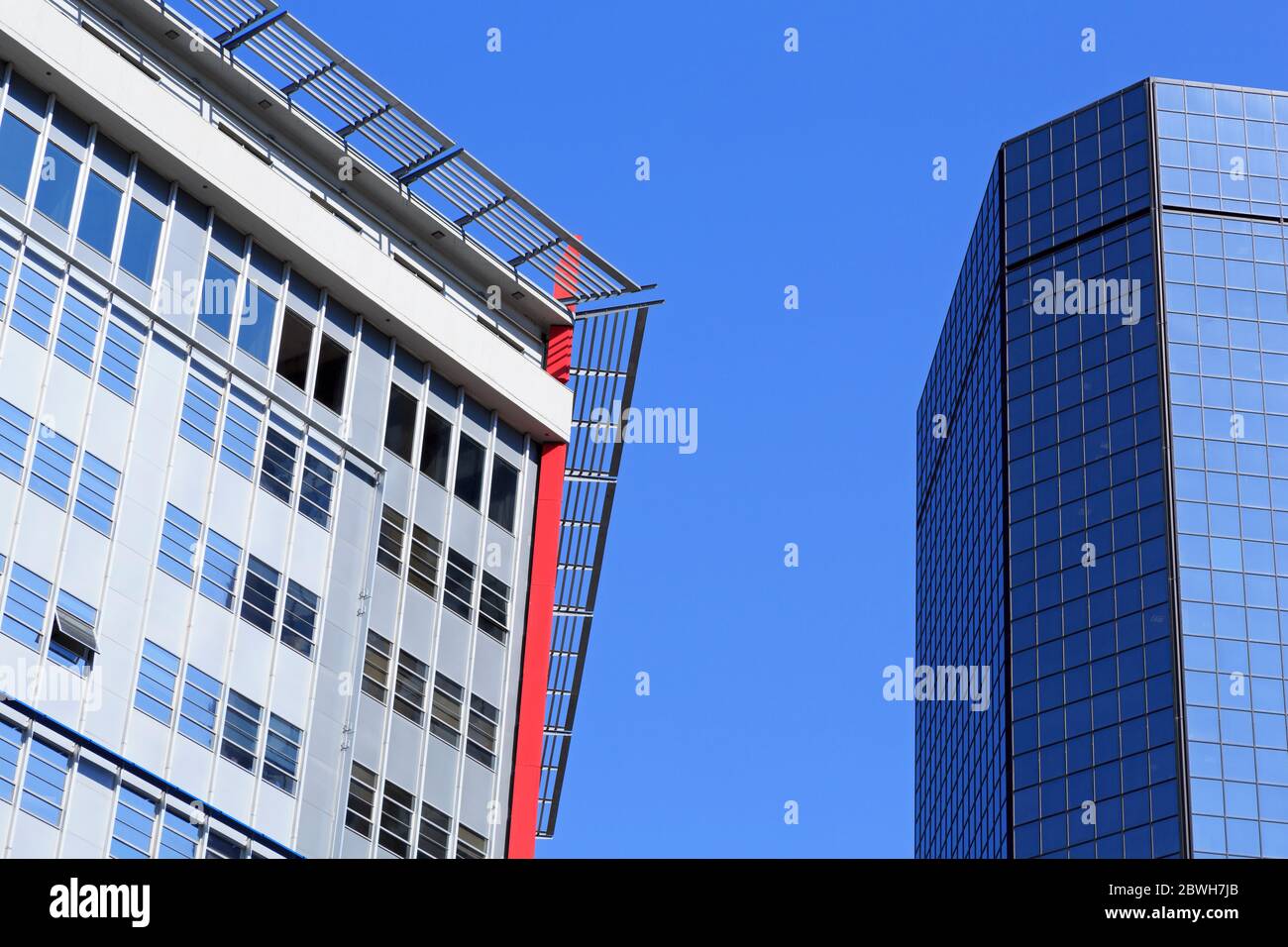 Wolkenkratzer am Broadway, Denver, Colorado, USA Stockfoto