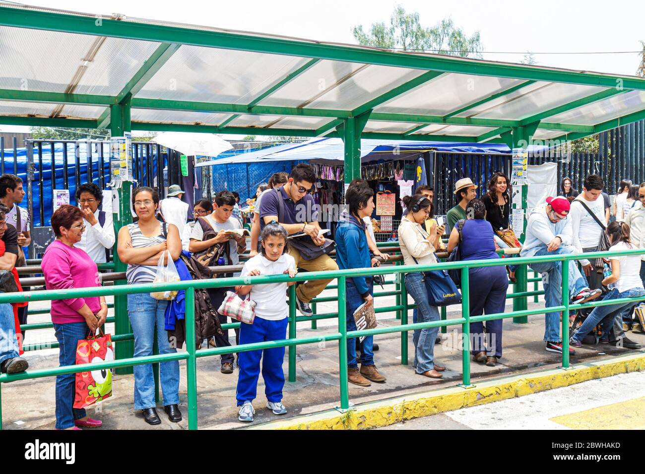 Mexico City, DF, D.F., Ciudad de México, Federal District, Distrito Federal, Mexico City, Metro, Universidad Station, Ciudad Unive Stockfoto