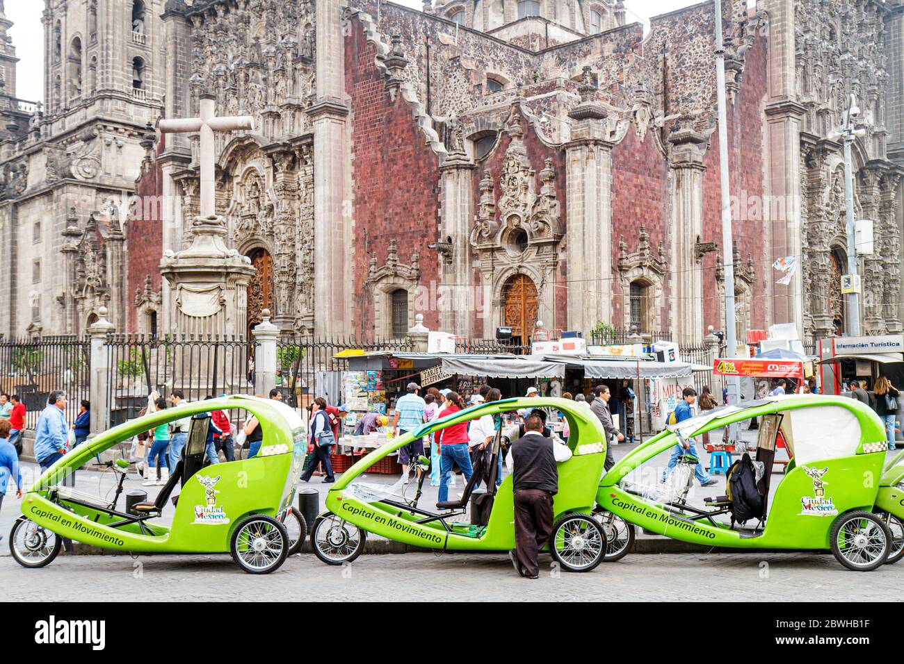 Mexico City, DF México, Federal District, Distrito Federal, Centro historico, Zocalo, Metropolitan Cathedral, Sagrario Metropolitano, Hispanic Mexican 1206 Stockfoto