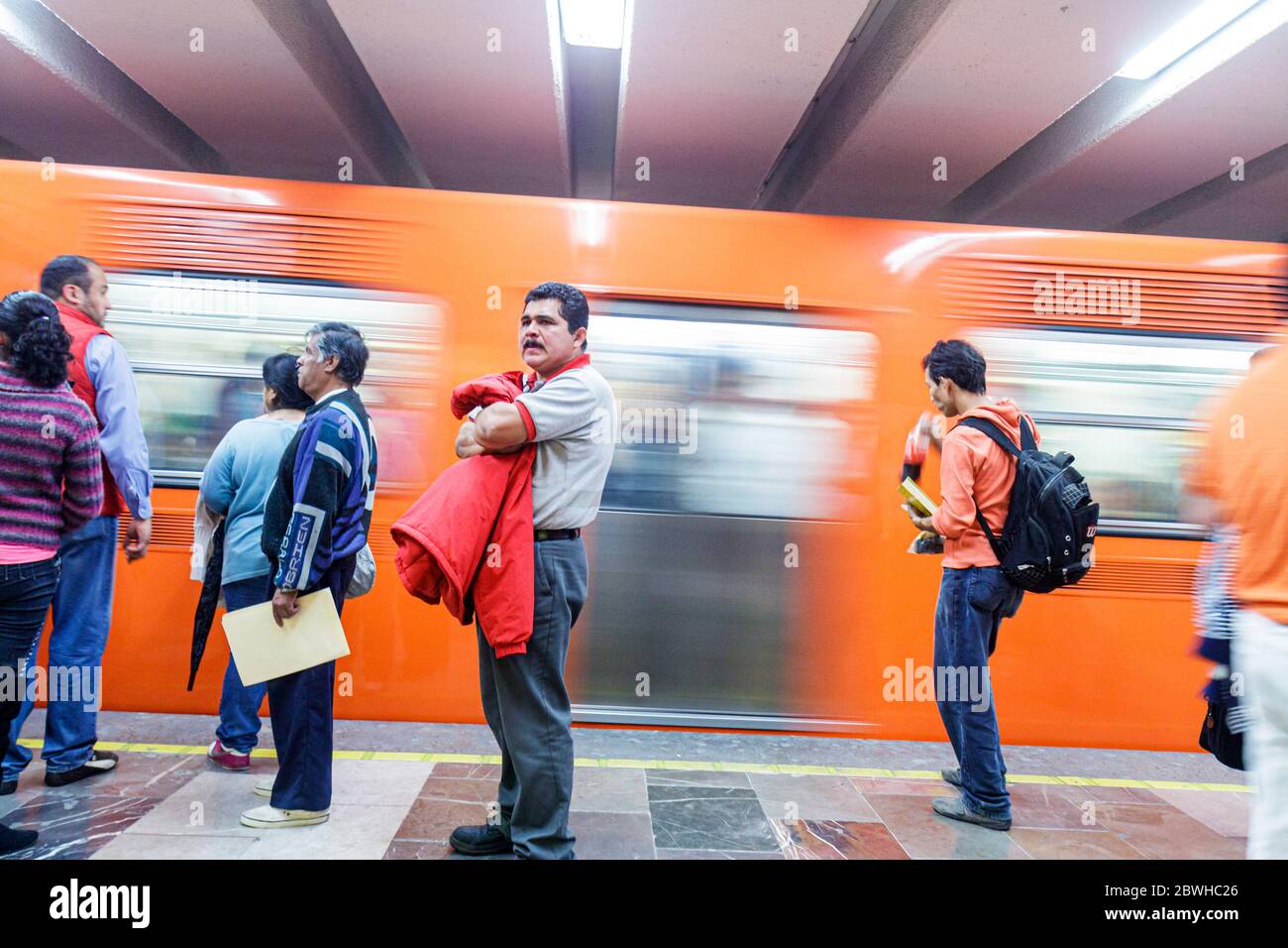 Mexiko-Stadt, DF, D.F., Ciudad de México, Federal District, Distrito Federal, Mexico-Stadt, U-Bahn, Bahnhof Hildago, Linie 3, VI Stockfoto