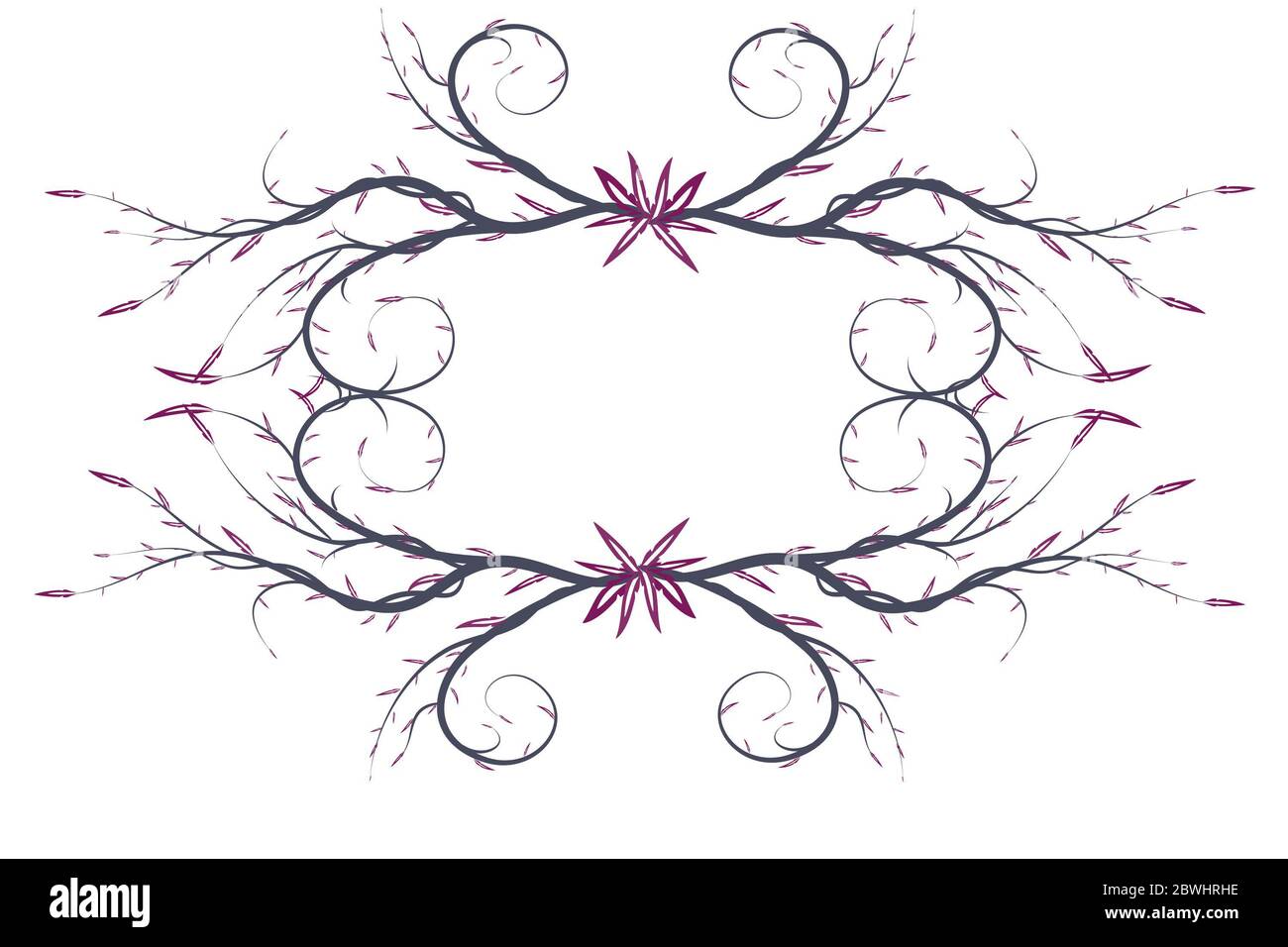 Kranz Logo. vektor-Illustration Stockfoto