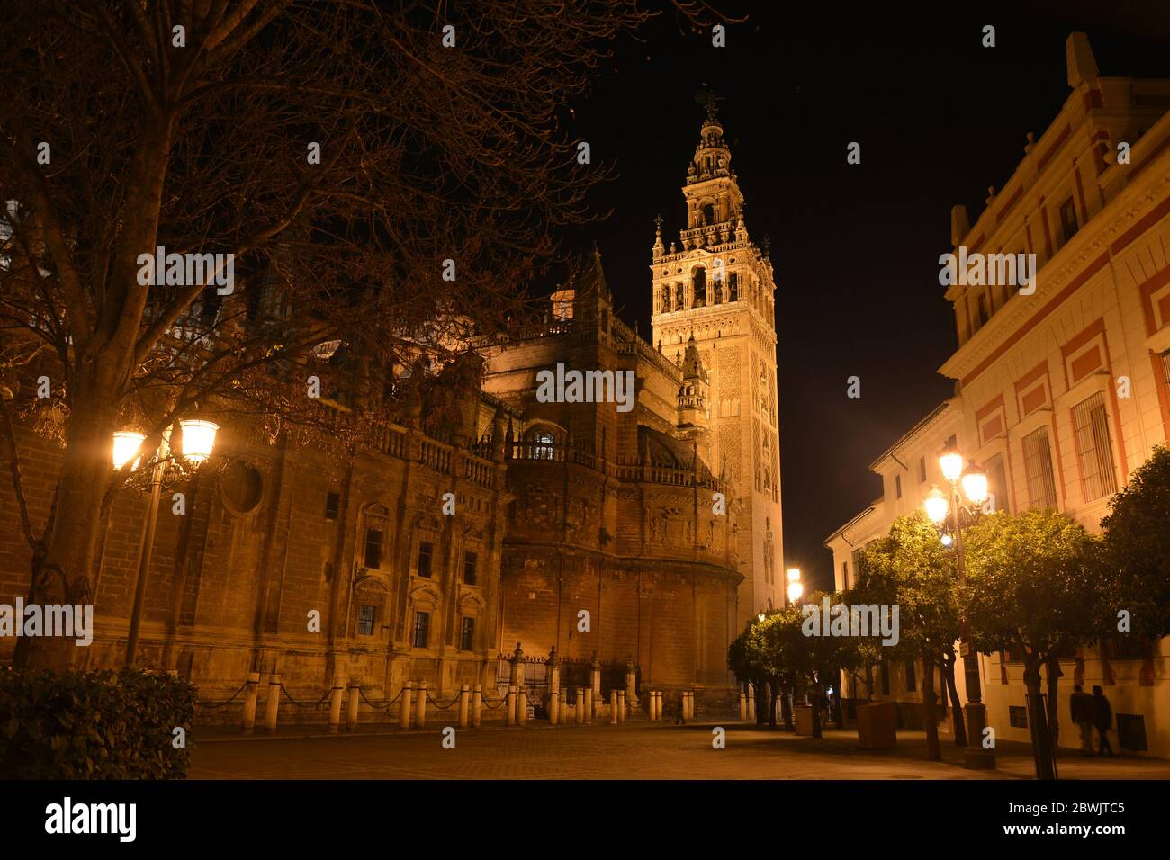 Die gotische Kathedrale von Sevilla Stockfoto