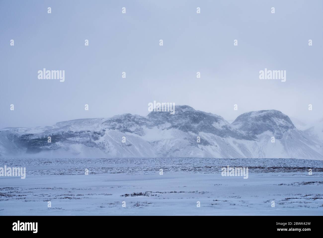 Isländische Landschaft Stockfoto