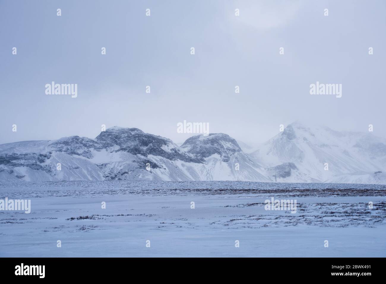 Isländische Landschaft Stockfoto