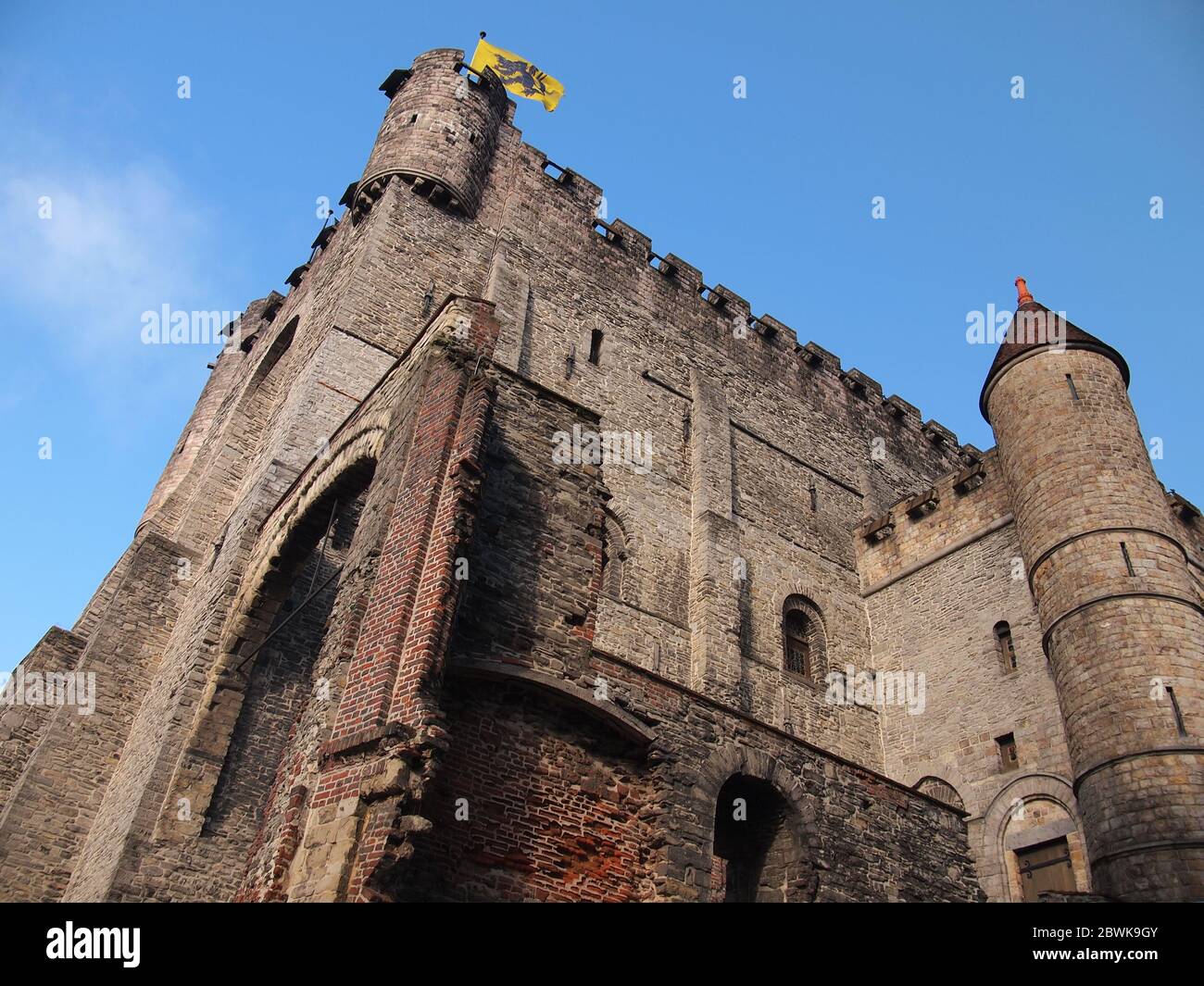 Gravensteen (Gent, Ostflandern, Belgien) Stockfoto