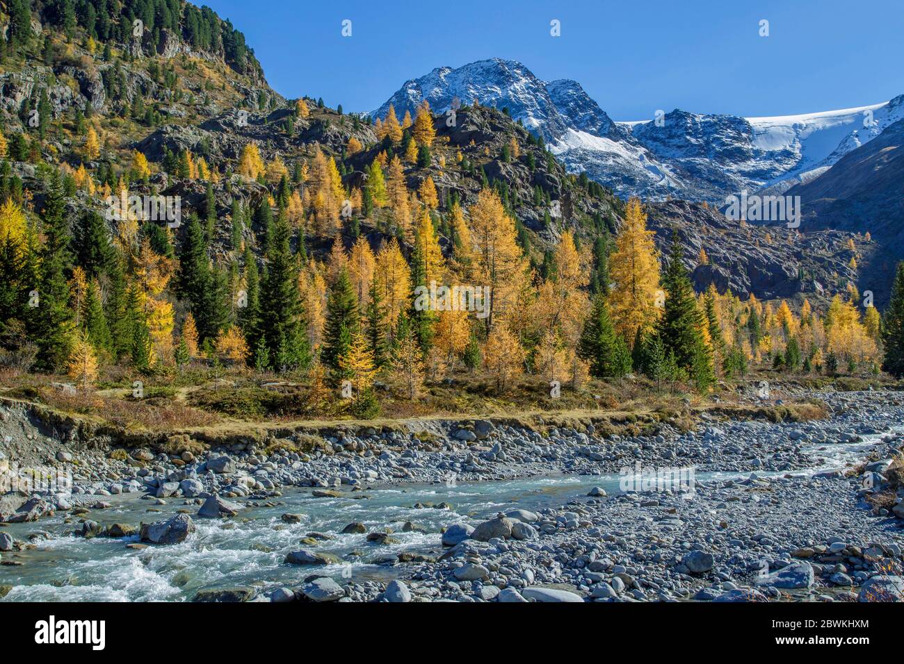 Fernergarten, Landschaft im Kaunertal, Österreich, Tirol, Naturpark Kaunergrat Stockfoto