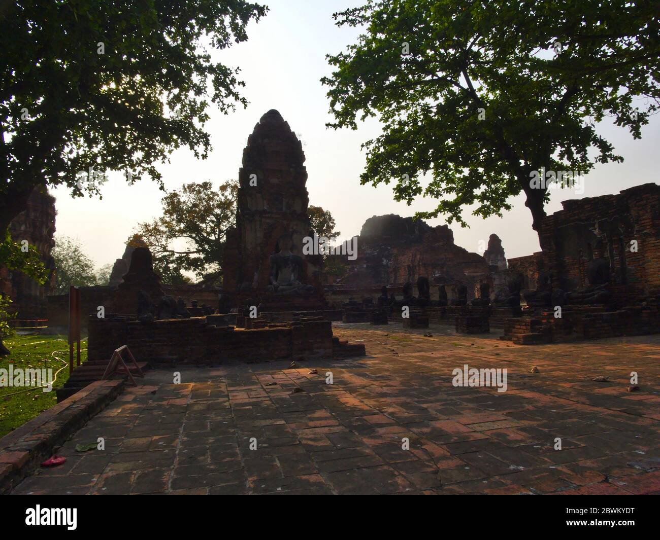 Wat Ratchaburana ist ein Tempel im Phra Nakhon Si Ayutthaya Historical Park. Die Hauptpagode des Tempels ist einer der besten Tempel in der Stadt. Standort Stockfoto