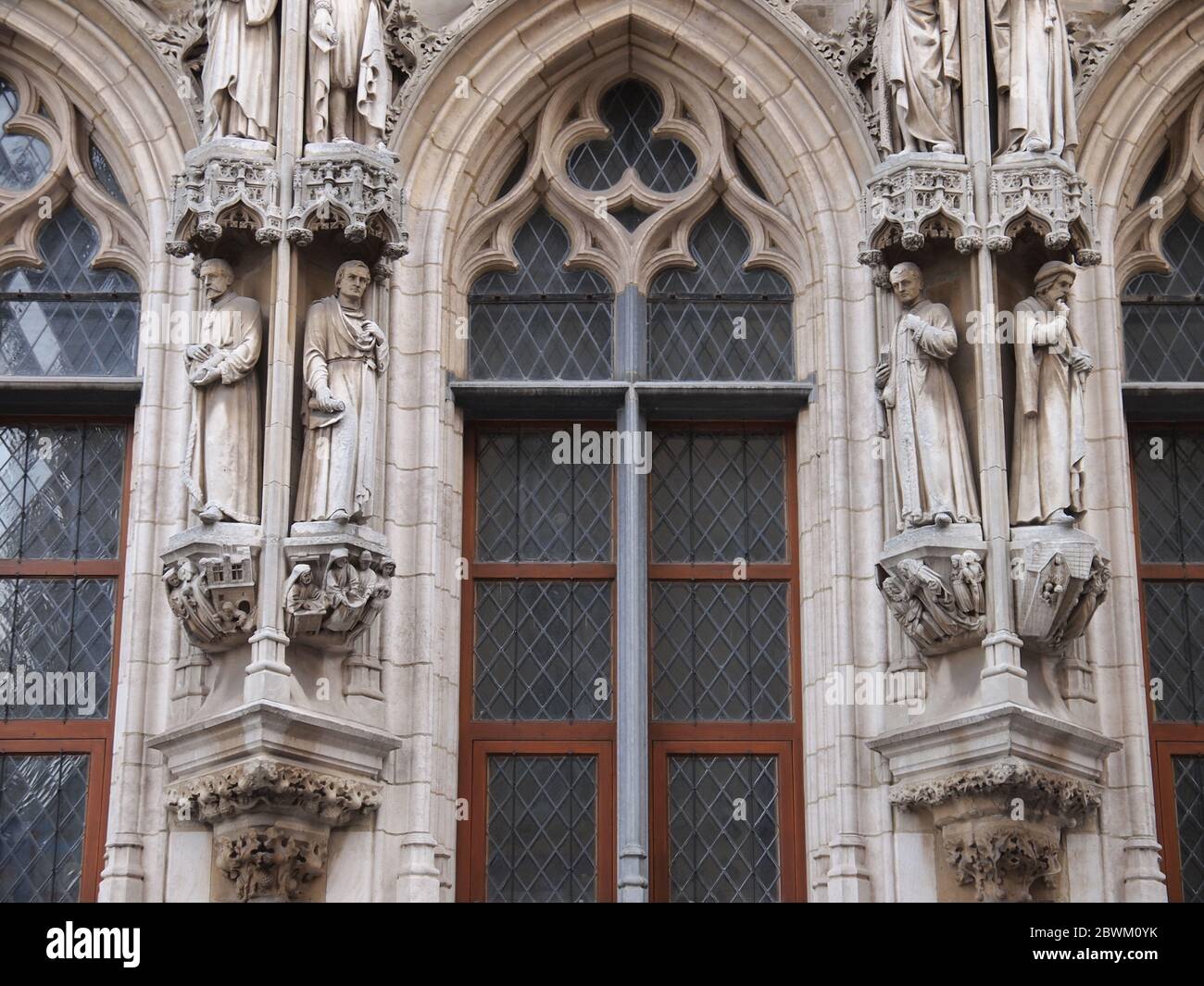 Rathaus Von Leuven (Belgien) Stockfoto