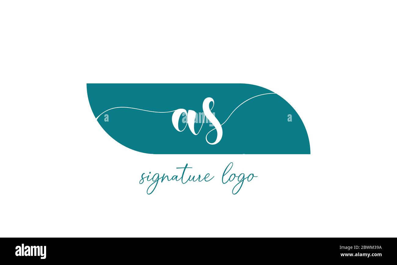 AS- oder SA-Logo. Einzigartige attraktive kreative moderne Initiale ALS SA A S Initial basierte Buchstaben-Symbol-Logo Stock Vektor
