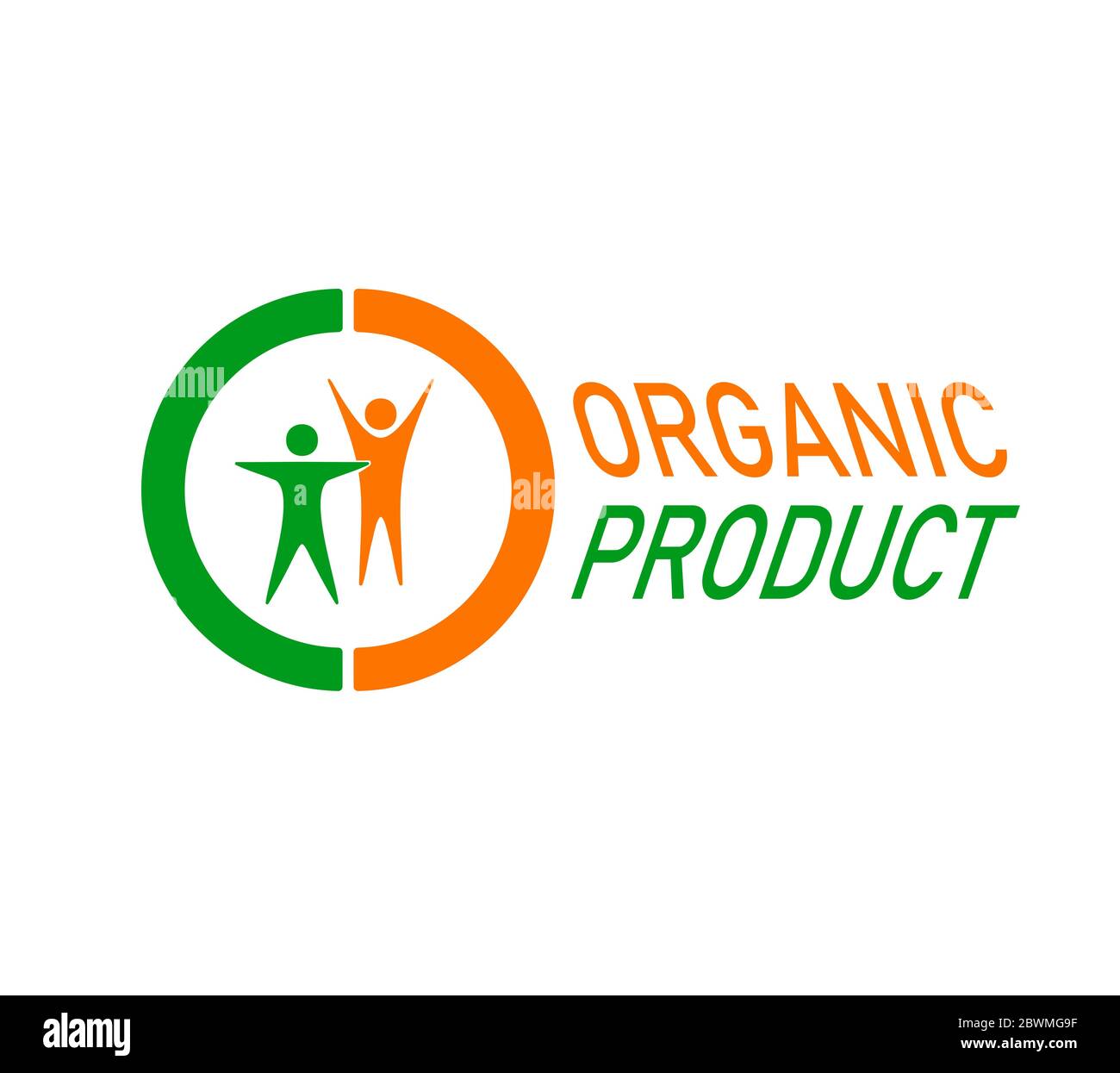 Einfaches Öko Logo im Trapharet-Stil Stock Vektor