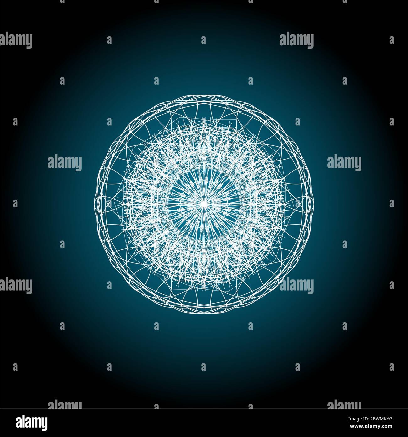 Guilloche Elemente für Zertifikat für Währung und Geld Stockfoto