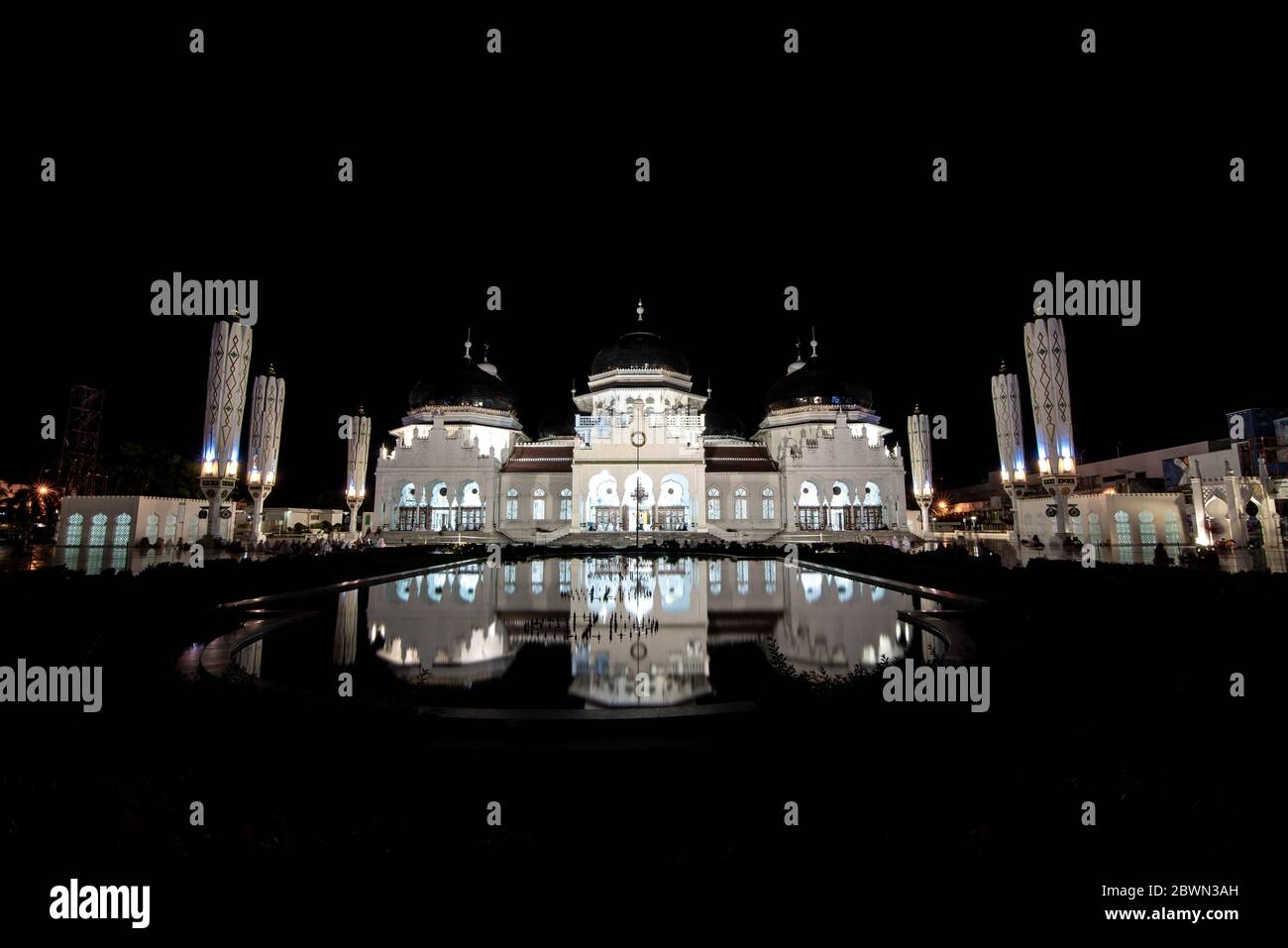 Große Moschee Von Baiturrahman, Aceh, Indonesien Stockfoto