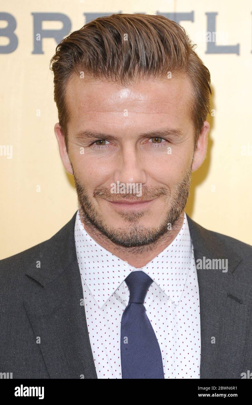 David Beckham nimmt an der Einführung der neuen Breitling UK Flagship Boutique im Herzen von Mayfair, New Bond Street, London, Teil. © Paul Treadway Stockfoto