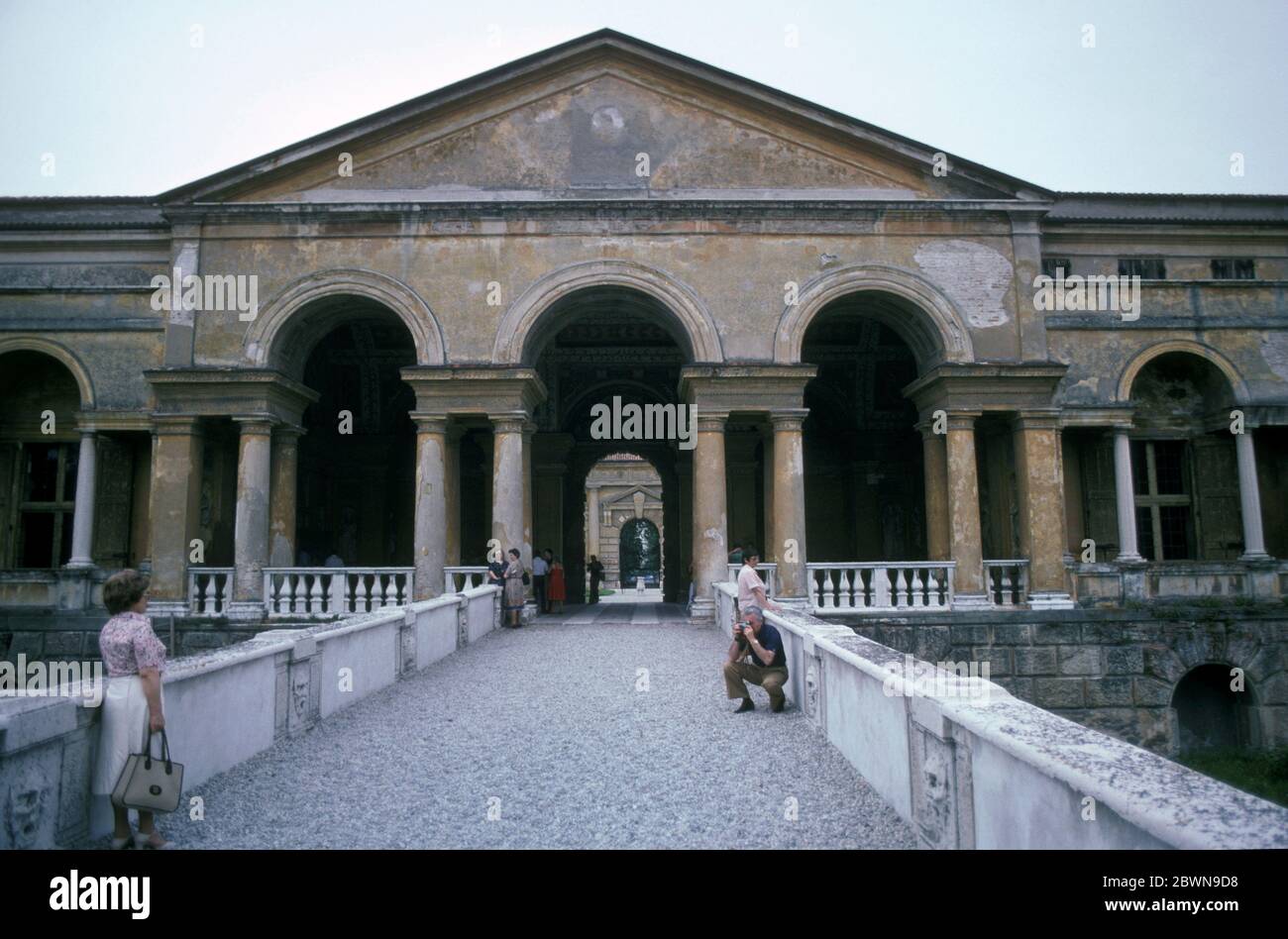 Palazzo del Te in Mantua, erbaut 1534, Lombardei, Italien im Bild 1971 Stockfoto