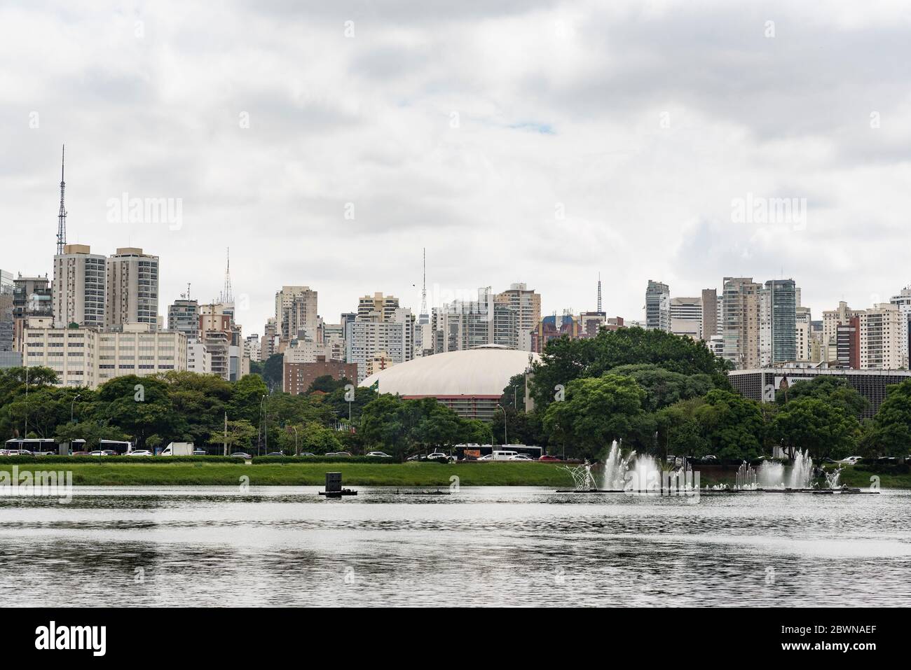 Skyline von Sao Paulo Stockfoto