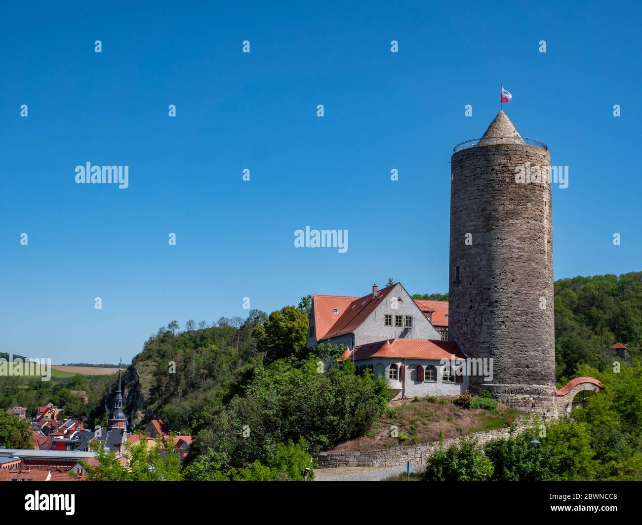 Schloss in Camburg Thüringen Saale Stockfoto