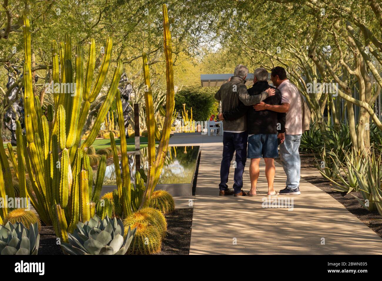 Sunnylands Zentrum und Gärten in Rancho Mirage CA Stockfoto