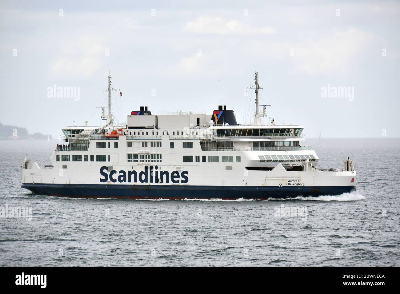 Schiff, Helsingborg, Scania, Schweden, Sverige, Svédország, Europa Stockfoto