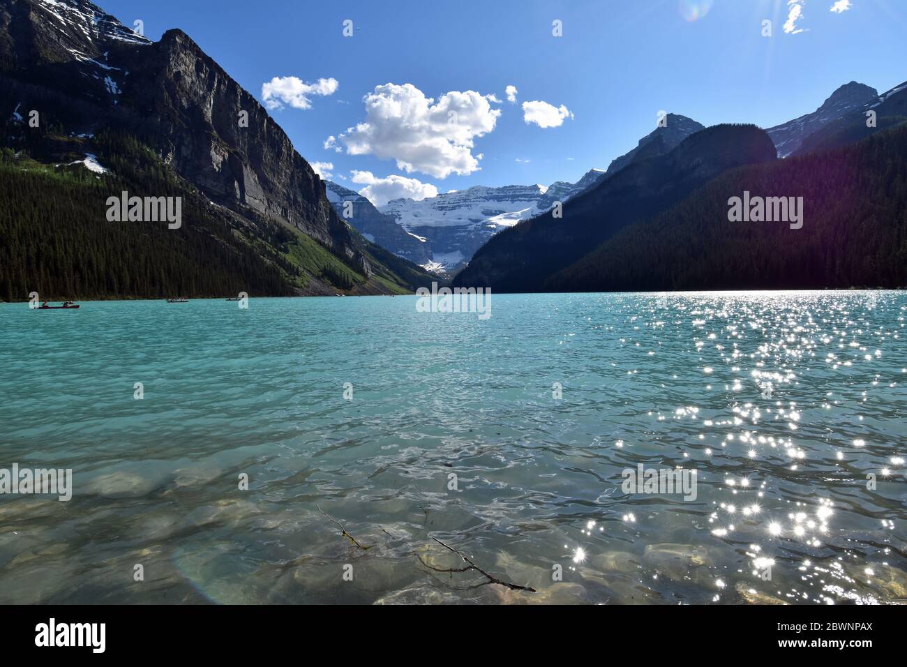 Lake Louise, Alberta, Kanada Stockfoto