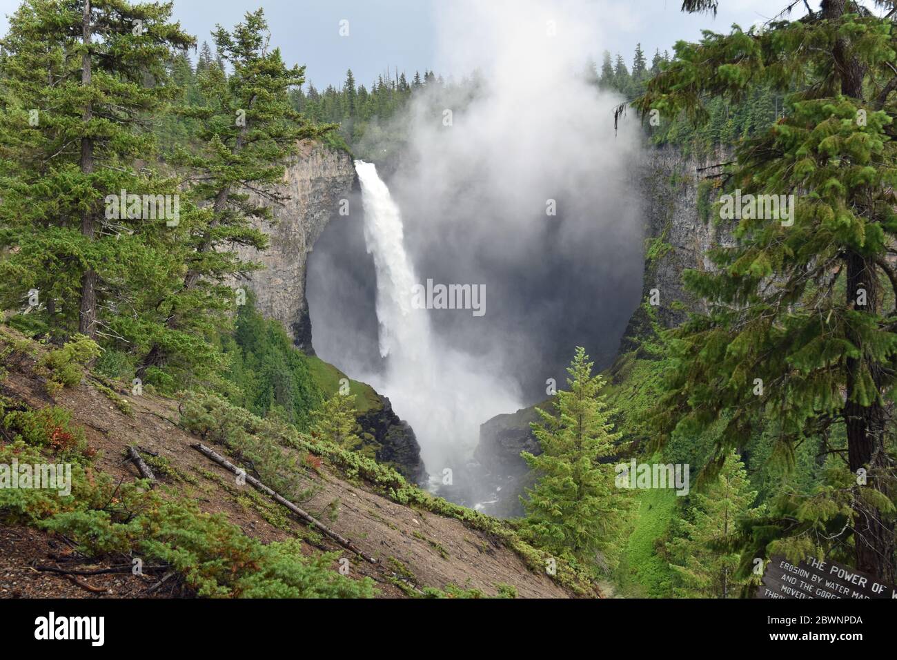 Helmcken Falls, Clearwater, British Columbia, Kanada Stockfoto