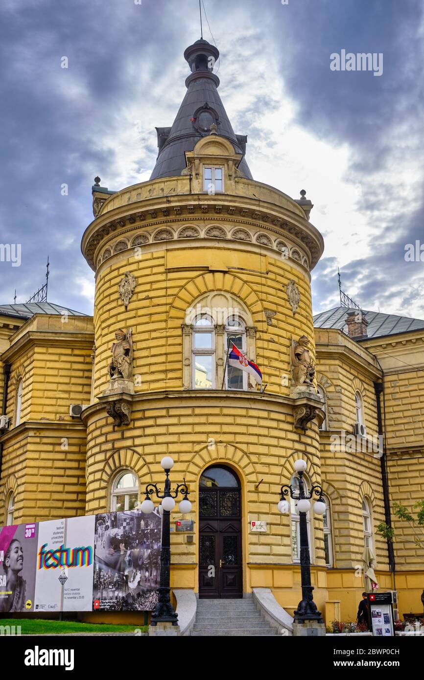 Belgrad / Serbien - 17. November 2019: Studentski Kulturni Centar, SKC, Kulturzentrum und Konzertort in Belgrad, Serbien Stockfoto