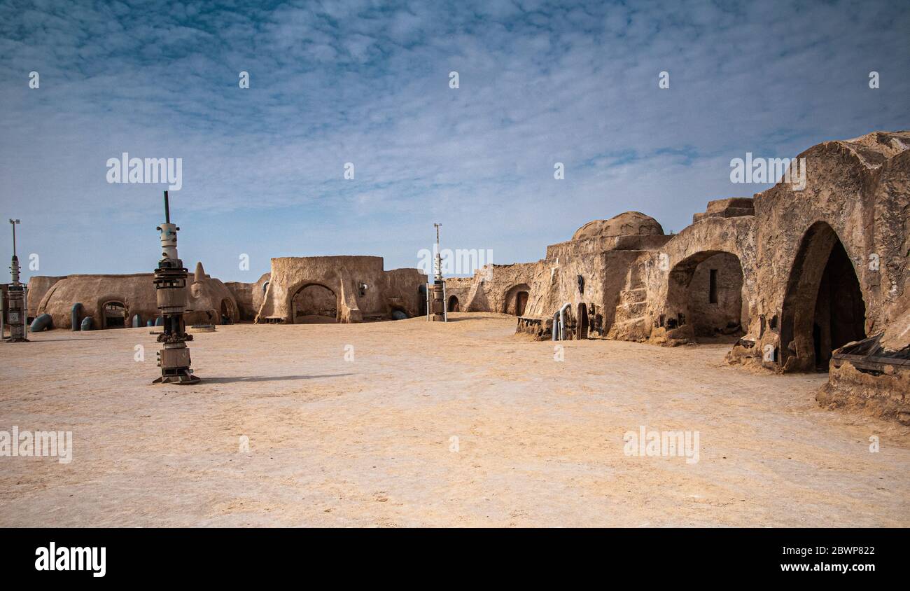 Star Wars-Film für Planet Tatooine Stockfoto