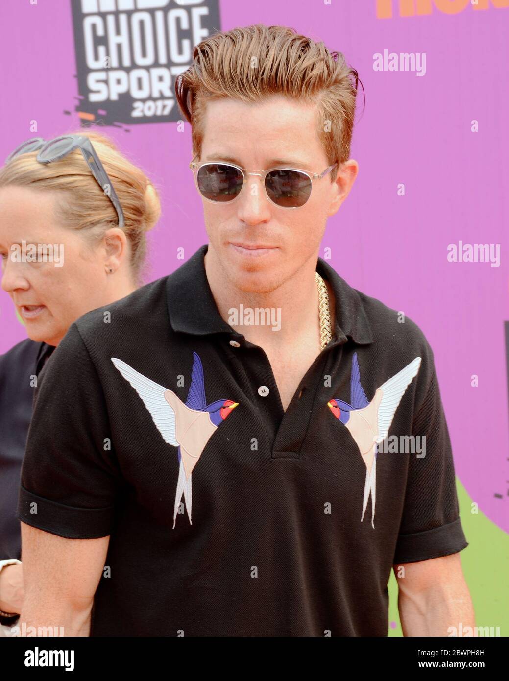 13. Juli 2017, Westwood, Kalifornien, USA: Shaun White nimmt am 13. Juli 2017 an den Nickelodeon Kids' Choice Sports Awards 2017 im Pauley Pavilion in Los Angeles, Kalifornien, Teil. (Bild: © Billy Bennight/ZUMA Wire) Stockfoto