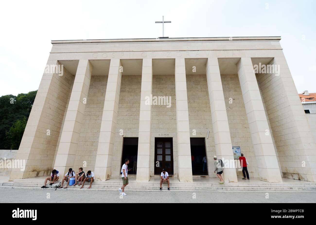 Kirche der Muttergottes der guten Gesundheit in Split, Kroatien. Stockfoto
