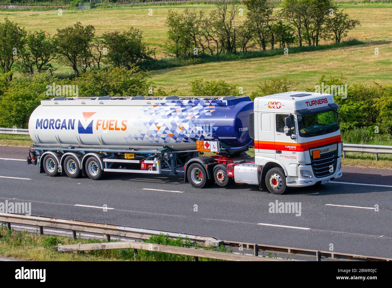 Tankwagen Morgan Fuels; Bulk Liquid Transport Lieferwagen, Turners Soham Ltd ...
